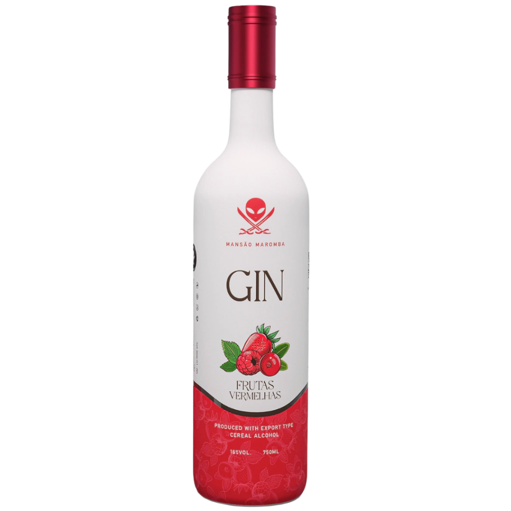 Gin Frutas Vermelhas 750mL (6 unidades)