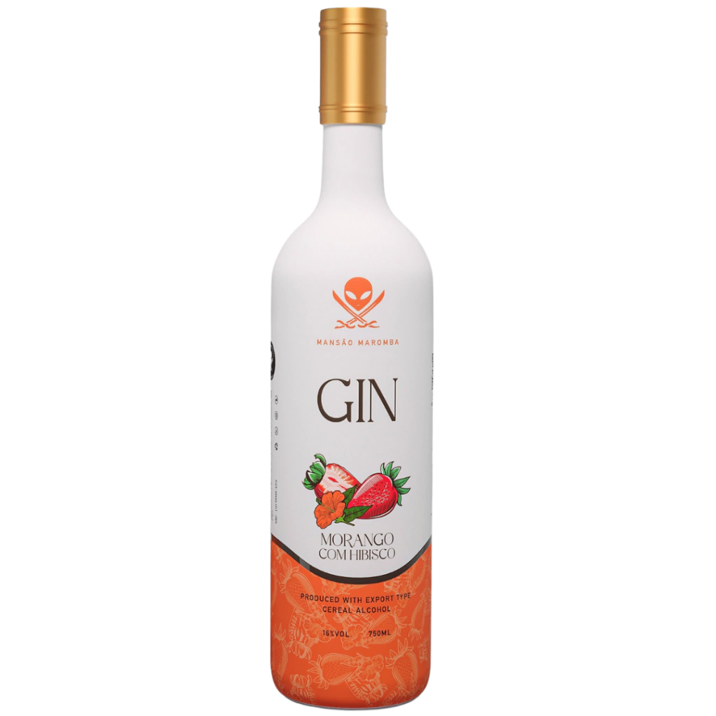 Gin Morango com Hibisco 750mL (6 unidades)